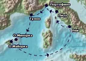 Карта маршрута